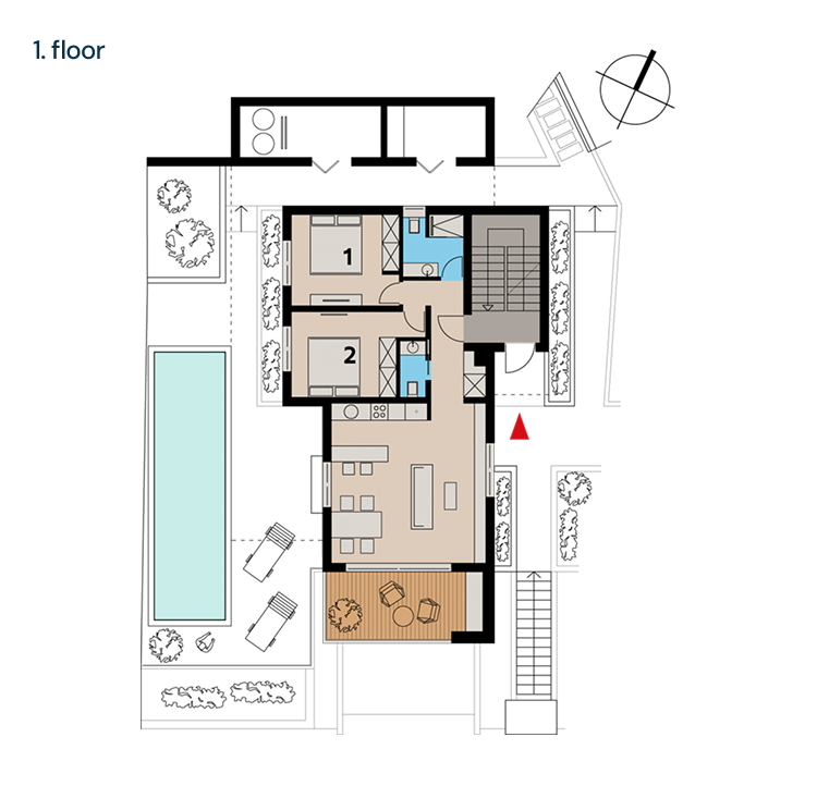Villa 1st floor